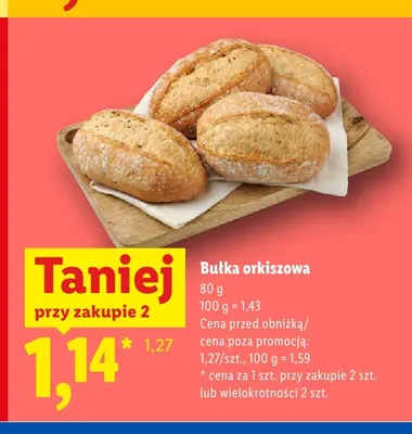 Bułka orkiszowa promocja w Lidl