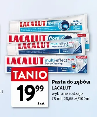 Pasta do zębów Lacalut promocja w Intermarche