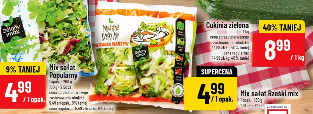 Cukinia zielona promocja w POLOmarket