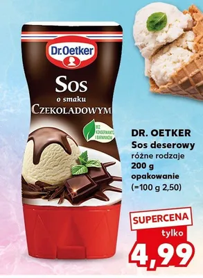 Sos deserowy różne rodzaje promocja w Kaufland