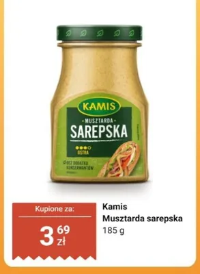 Musztarda sarepska Kamis promocja w Dino
