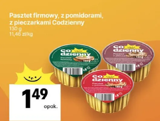 Pasztet firmowy Codzienny promocja w Delikatesy Centrum