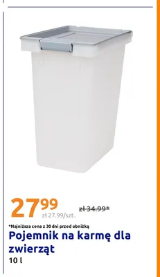 Pojemnik na karmę dla zwierząt promocja w Action