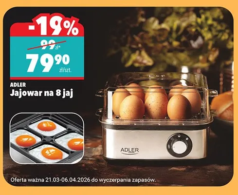 Jajowar na 8 jaj promocja w Biedronka