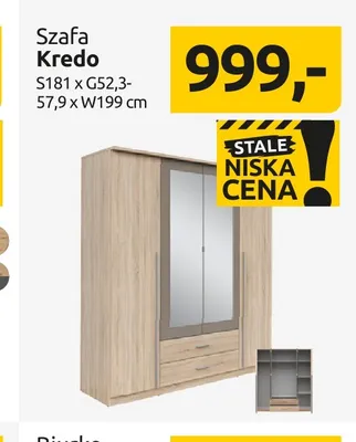 Szafa Kredo Black Red White promocja w Black Red White