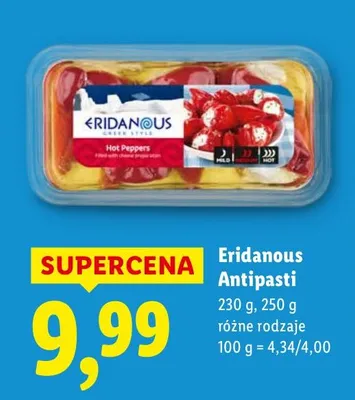 Antipasti różne rodzaje promocja w Lidl