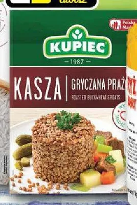 Kasza gryczana prażona Kupiec promocja w Gram Market