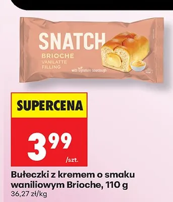 Bułeczki z kremem o smaku waniliowym promocja w Biedronka