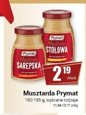 Musztarda Prymat promocja w Premium Nasz Sklep