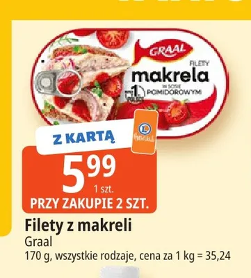 Filety z makreli Graal promocja w Leclerc
