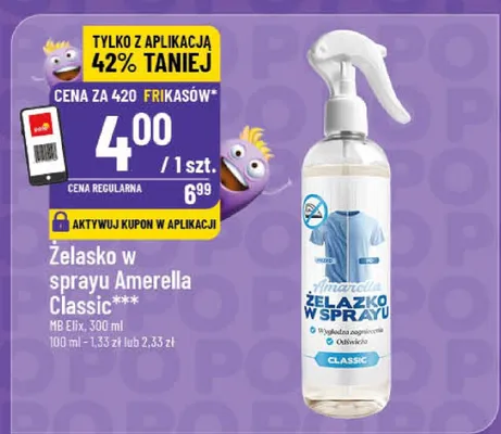 Żelasko w sprayu Amerella Classic promocja w POLOmarket