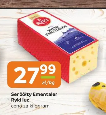 Ser żółty Ementaler Ryki luz promocja w Społem Częstochowa