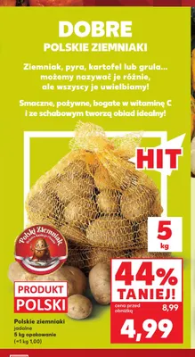 Ziemniaki polskie jadalne promocja w Kaufland