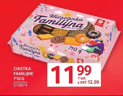Ciastka Mieszanka Familijna promocja w Selgros
