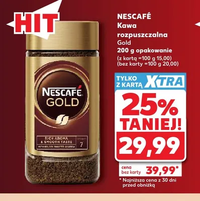 Kawa rozpuszczalna Nescafé Gold promocja w Kaufland