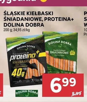 Śląskie kiełbaski śniadaniowe Dolina Dobra promocja w Stokrotka
