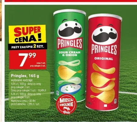 Chipsy Pringles Sour Cream & Onion promocja w Twój Market