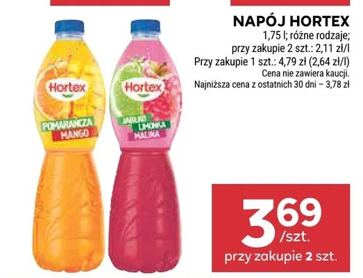 Napój hortex promocja w Stokrotka