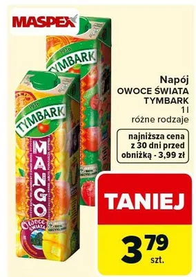 Napój owoce świata promocja w Carrefour
