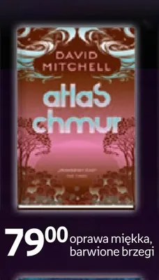 Książka Atlas chmur David Mitchell oprawa miękka barwione brzegi promocja w Empik