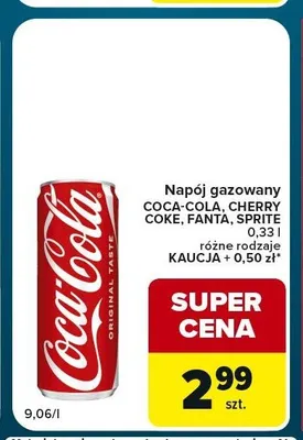 Napój gazowany Coca-Cola promocja w Globi