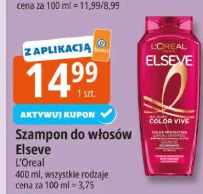 Szampon do włosów Elseve promocja w Leclerc