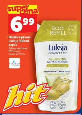 Mydło w płynie Luksja zapas promocja w TOPAZ