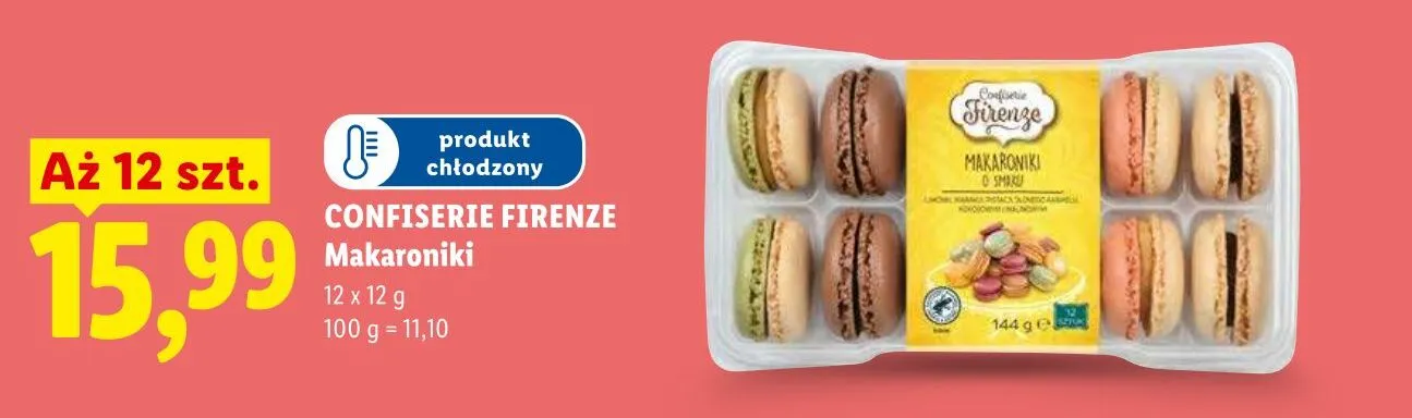 Makaroniki Confiserie Firenze promocja w Lidl