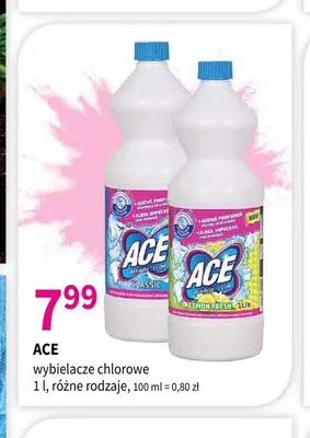 Wybielacz chlorowy ACE Classic promocja w Drogerie Polskie