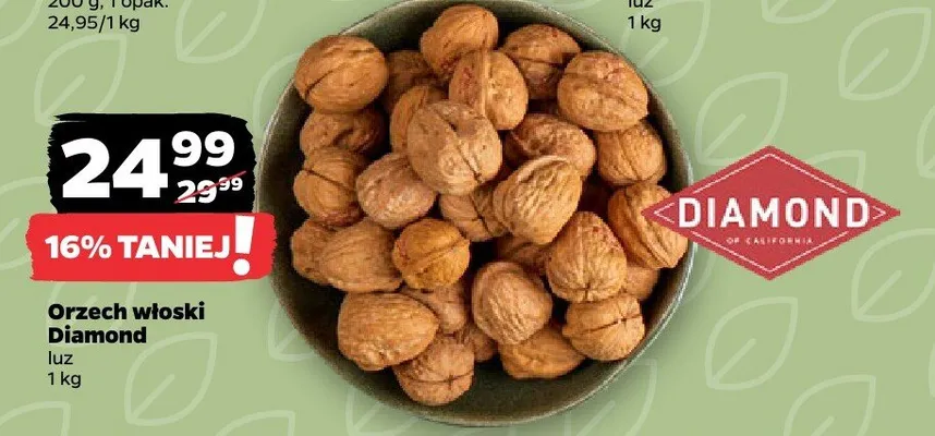 Orzech włoski luz promocja w Netto