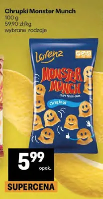 Chrupki Monster Munch Original promocja w Delikatesy Centrum