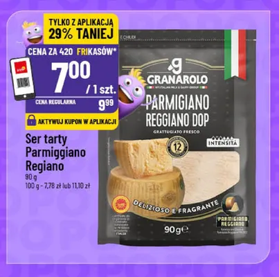 Ser tarty Parmiggiano Regiano Granarolo promocja w POLOmarket