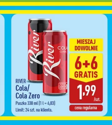 Napój gazowany River Cola promocja w Aldi
