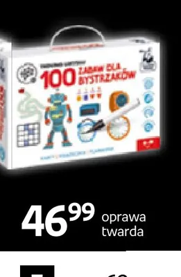 Karty edukacyjne 100 zabaw dla bystrzaków Kapitan Nauka promocja w Empik