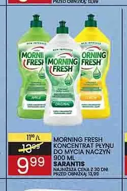 Płyn do mycia nacyn Morning Fresh Original promocja w Wafelek