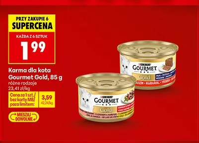 Karma dla kota Gourmet Gold promocja w Biedronka
