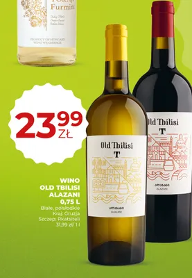 Wino czerwone Old Tbilisi Alazani promocja w Duży Ben