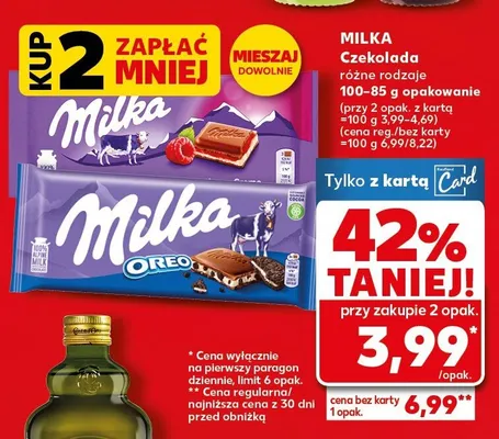 Czekolada różne rodzaje promocja w Kaufland