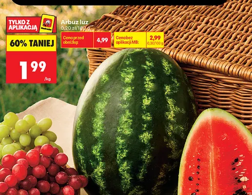 Arbuz promocja w Biedronka