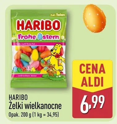 Żelki wielkanocne promocja w Aldi