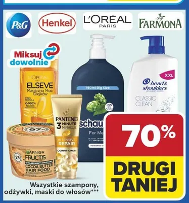 Olejek do włosów L'Oréal Elseve Magiczna Moc Olejków promocja w Carrefour Market
