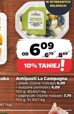 Antipasti oliwki La Campagna promocja w Netto
