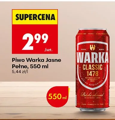 Piwo promocja w Biedronka