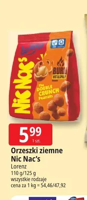 Orzeszki ziemne Nic Nac's promocja w Leclerc