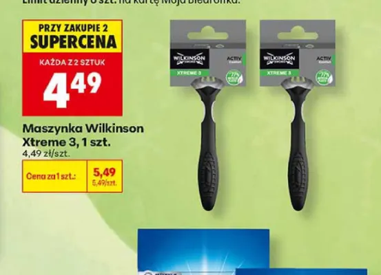 Maszynka Wilkinson Xtreme 3 promocja w Biedronka