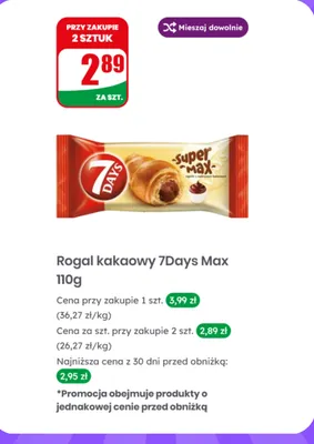 Rogal kakaowy Max promocja w Dino