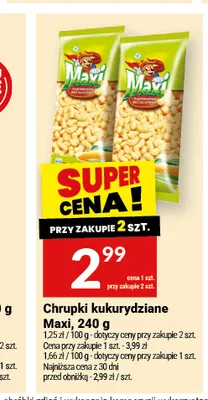 Chrupki kukurydziane Maxi promocja w Twój Market
