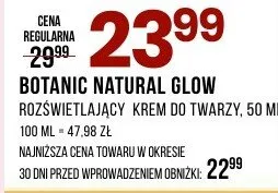 Detoksykujący krem do twarzy Natural Glow promocja w Drogerie Natura