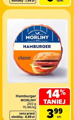 Hamburger Morliny promocja w Carrefour