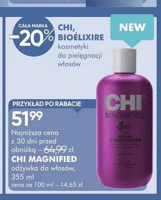 Odżywka do włosów CHI Magnified promocja w Super-Pharm